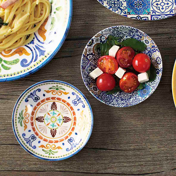 ラステリア/陶器みたいなミニプレート2枚セット